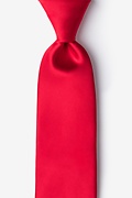 Love Red Lust Red Extra Long Tie Photo (0)