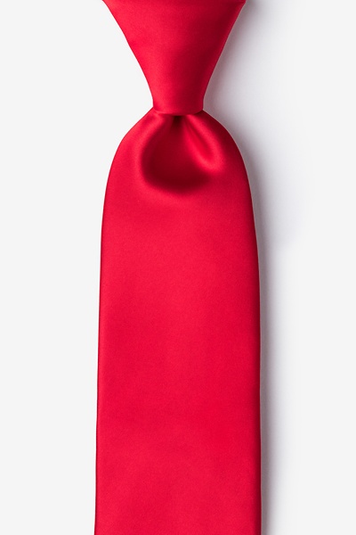 Lust Red Microfiber Lust Red Tie