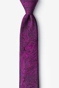 Siple Magenta Skinny Tie Photo (0)