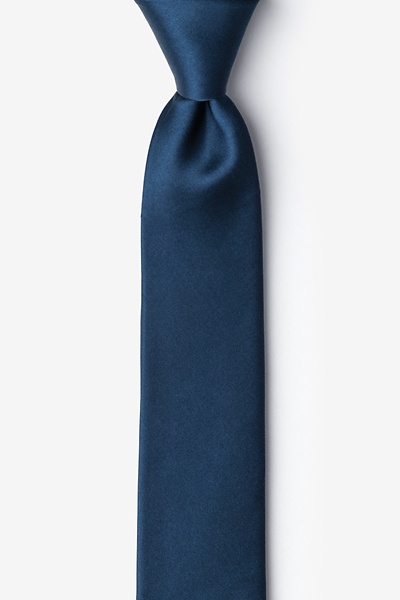 Mallard Blue Silk Skinny Tie | Ties.com