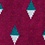 Maroon Carded Cotton Downey Medium-Large Sock
