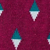 Maroon Carded Cotton Downey Sock