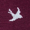 Flying Bird Maroon Sock