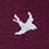 Flying Bird Maroon Sock