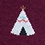 Teepee Maroon Sock