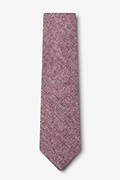 Galveston Maroon Extra Long Tie Photo (1)