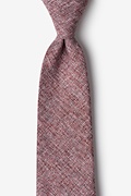 Galveston Maroon Extra Long Tie Photo (0)