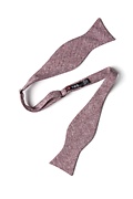 Galveston Maroon Self-Tie Bow Tie Photo (1)