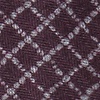 Maroon Cotton Glendale Extra Long Tie