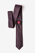 Glendale Maroon Skinny Tie Photo (2)