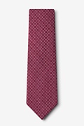 Nixon Maroon Extra Long Tie Photo (1)