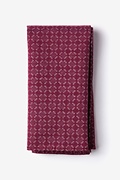 Nixon Maroon Pocket Square Photo (0)