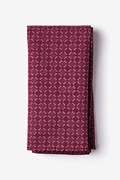 Nixon Maroon Pocket Square Photo (0)