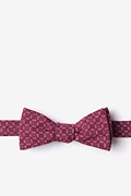 Nixon Maroon Skinny Bow Tie Photo (0)