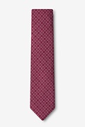 Nixon Maroon Skinny Tie Photo (1)