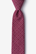 Nixon Maroon Skinny Tie Photo (0)