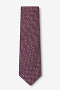 Springfield Maroon Extra Long Tie Photo (1)