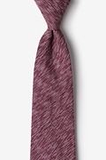 Springfield Maroon Extra Long Tie Photo (0)