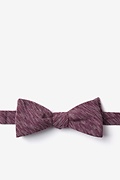 Springfield Maroon Skinny Bow Tie Photo (0)