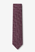 Springfield Maroon Skinny Tie Photo (1)