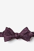 Wilsonville Maroon Diamond Tip Bow Tie Photo (0)