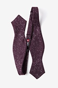 Wilsonville Maroon Diamond Tip Bow Tie Photo (1)