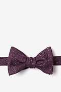 Wilsonville Maroon Self-Tie Bow Tie Photo (0)