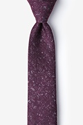 Wilsonville Maroon Skinny Tie Photo (0)