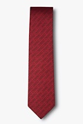 JFK "Think" Maroon Skinny Tie Photo (1)