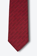 JFK "Think" Maroon Skinny Tie Photo (3)