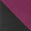 Maroon Microfiber Maroon & Black Stripe Tie For Boys