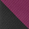 Maroon Microfiber Maroon & Black Stripe Tie For Boys