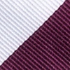 Maroon Microfiber Maroon & White Stripe