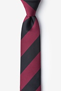 Maroon & Black Stripe