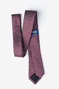 Small Anchors Maroon Skinny Tie Photo (1)