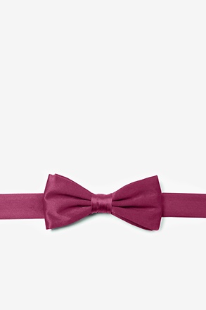 Maroon Bow Tie For Boys