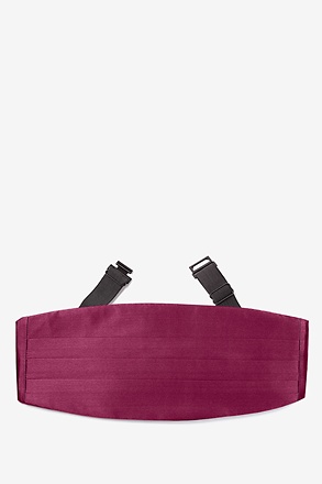 _Maroon Cummerbund_