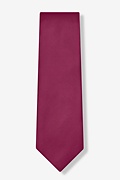 Maroon Extra Long Tie Photo (1)