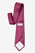 Maroon Extra Long Tie Photo (2)