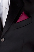 Maroon Pocket Square Photo (2)