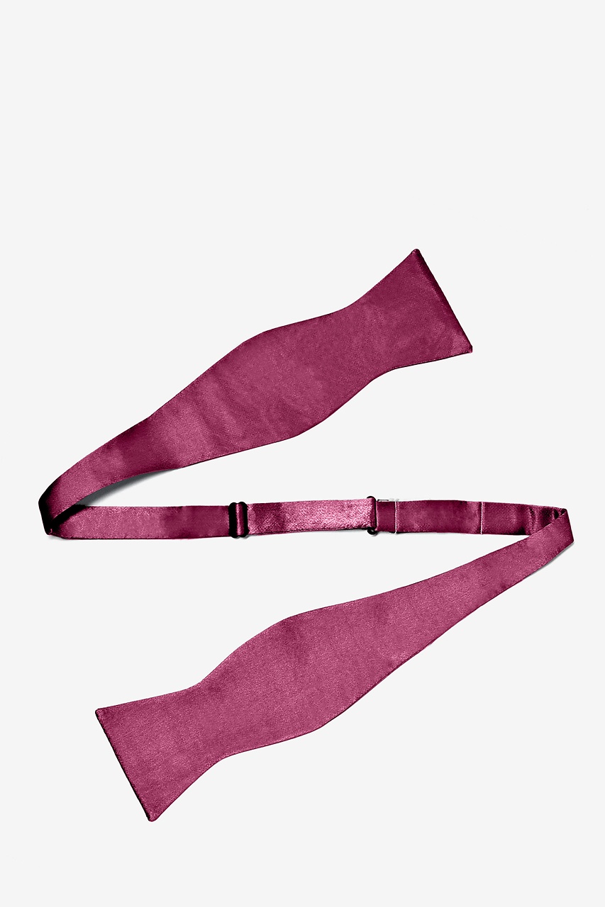 Maroon Self-Tie Bow Tie Photo (1)