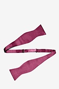 Maroon Self-Tie Bow Tie Photo (1)