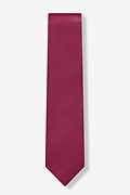 Maroon Skinny Tie Photo (1)