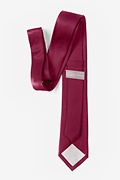 Maroon Skinny Tie Photo (2)