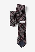 Maroon Budapest Plaid Tie Photo (2)