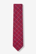 Maroon Dabney Skinny Tie Photo (1)