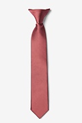 Marsala Clip-on Tie For Boys Photo (0)