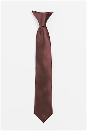 _Marsala Clip-on Tie For Boys_