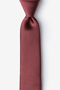 Marsala Skinny Tie Photo (0)