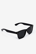 Matte Black Retro Sunglasses Photo (1)